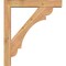 Ekena Millwork Olympic Block Smooth Bracket w/ Offset Brace, Western Red Cedar, 5 1/2"W x 30"D x 34"H BKT0604X30X34OLY05SWR - alternate 4